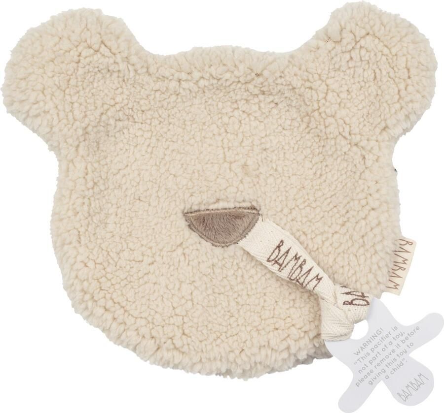 BamBam Eco Friendly Bear Tuttle off-white knuffeldoek