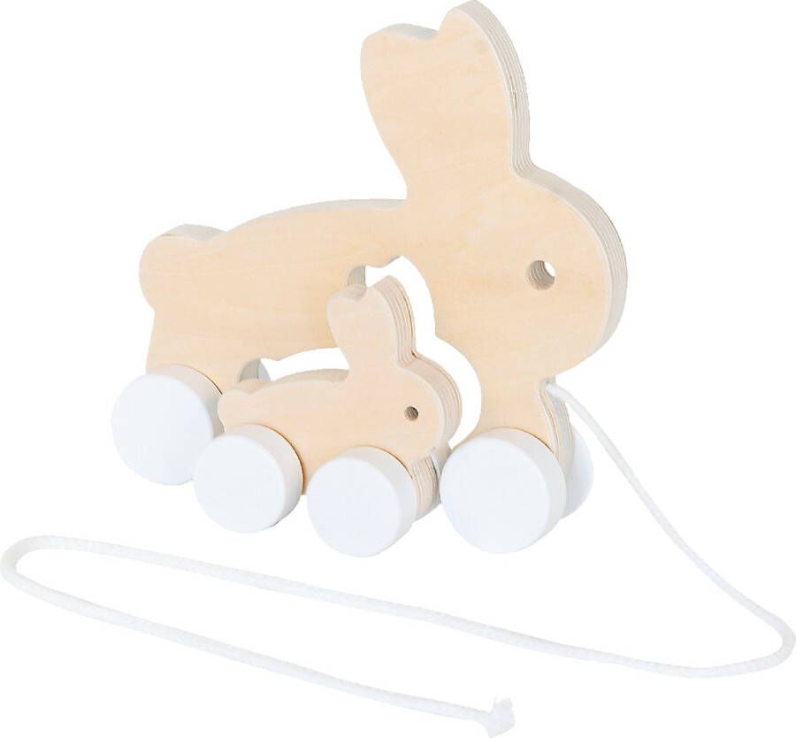 BamBam Friendly Wooden Rabbit Pulltoy