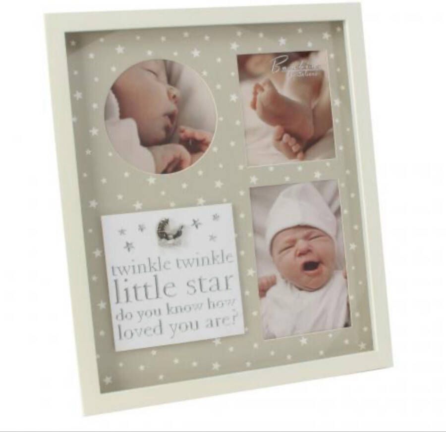 Bambino by Juliana Collage baby fotolijst creme met sterretjes van