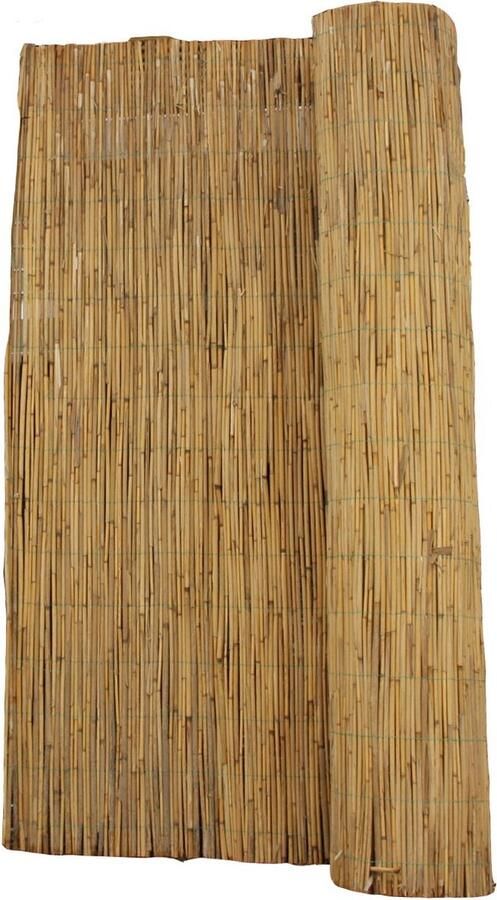 Bamboestokken.com Rietmatten 200 x 600 cm Naturel Bamboe schutting of Bamboe tuinscherm Duurzaam & Weerbestendig Privacyscherm