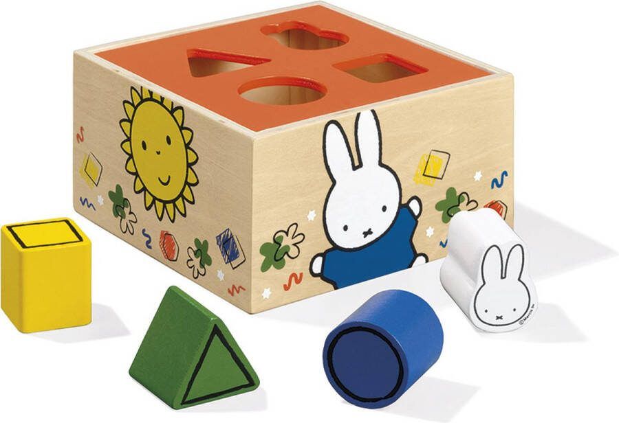 Bambolino Nijntje houten speelgoed vormenstoof peuter kleuter educatief speelgoed Toys