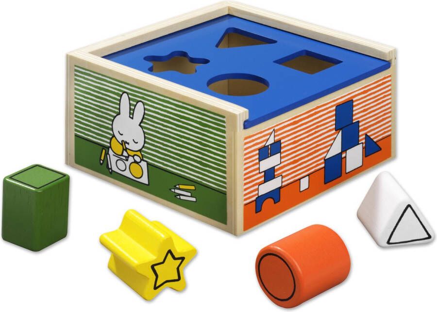 Bambolino Toys Nijntje Sorting Box Houten Vormenstoof 33403