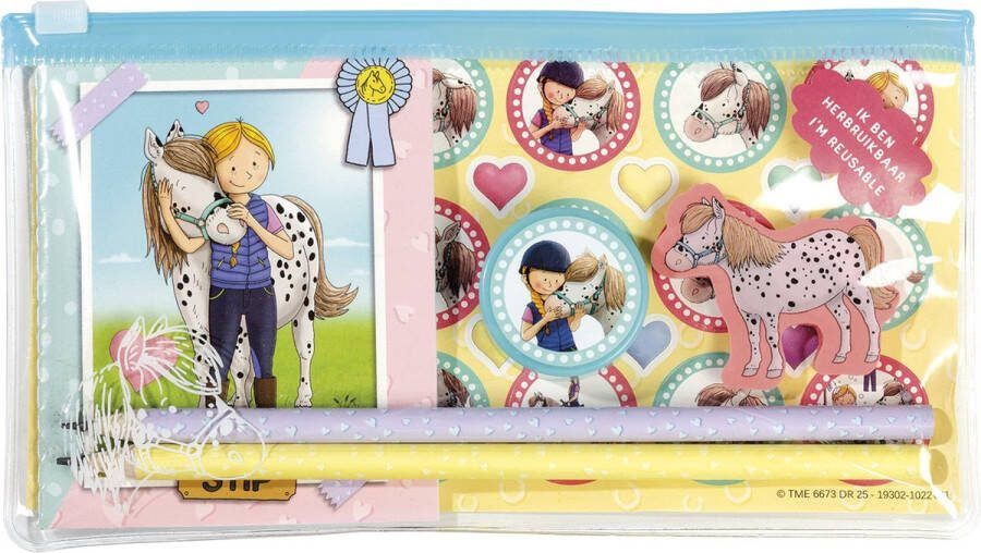 Bambolino Stip de Pony etui met inhoud stationary set schrijfwaren school Toys