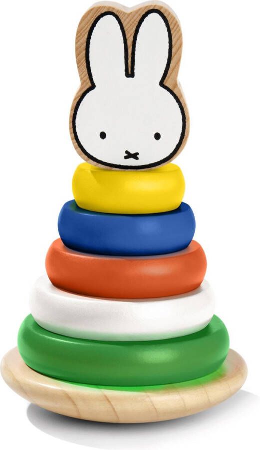 Bambolino Nijntje houten speelgoed stapeltoren ringpiramide Toys- peuter kleuter educatief speelgoed