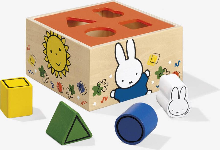 Bambolino Toys houten speelgoed vormenstoof Nijntje peuter kleuter educatief speelgoed