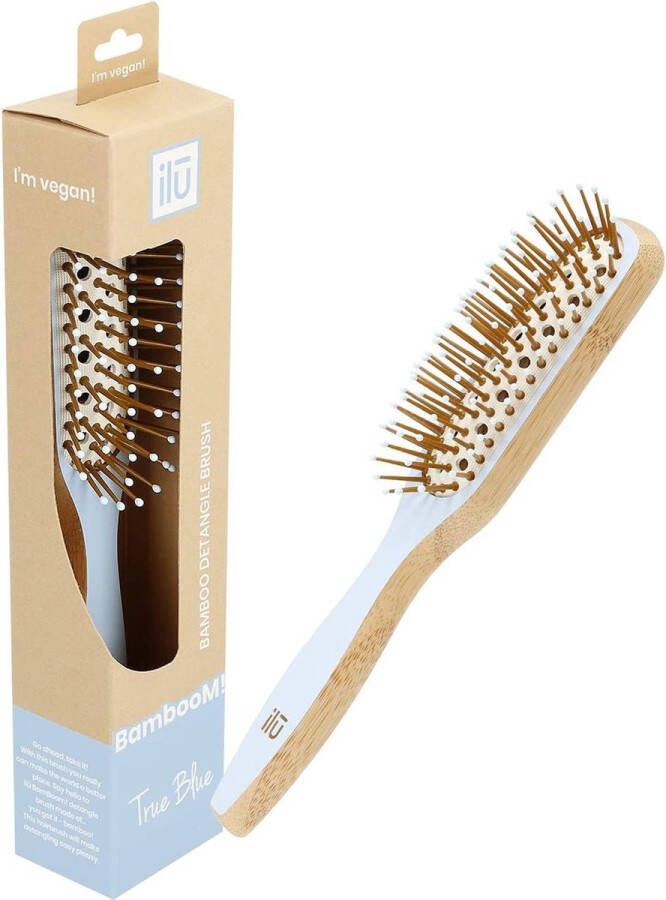 Bamboom Detangler True Blue Hairbrush Slim