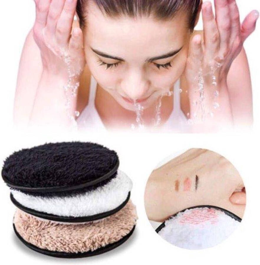 Bambooma Microvel reinigingspad Magic Microfiber Cleansing puffs |make-up|eraser pads|wasbare wattenschijfjes|make up remover pads|reinigingsdoekjes|Oog make-up reiniging|Milieuvriendelijk