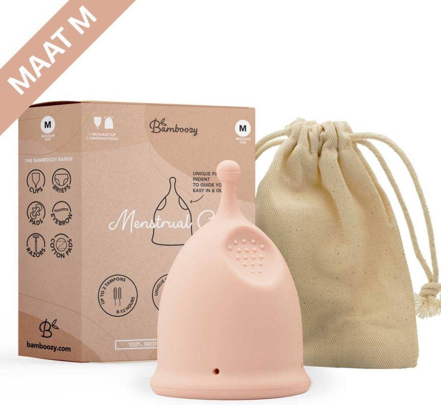 Bamboozy Menstruatiecup Maat M Herbruikbare Menstruatie Cup Period Duurzaam Menstrueren Zero Waste