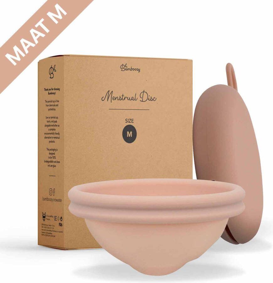 Bamboozy Menstruatiedisc Maat M Herbruikbare Menstruatie Disc Menstruatiedisk Disk Period Duurzaam Menstrueren Zero Waste
