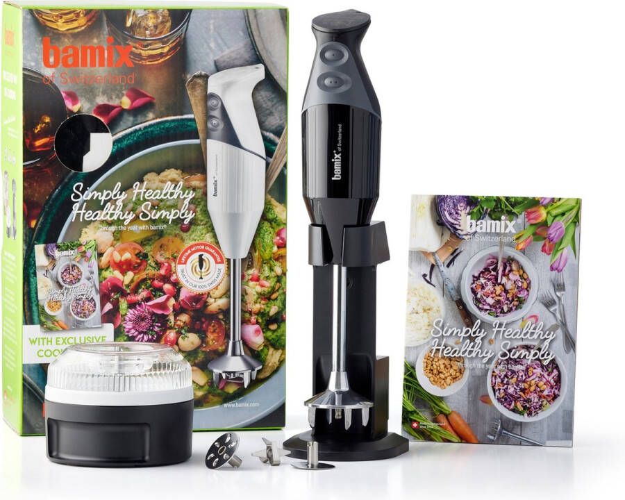 Bamix M200 staafmixer Simply Healthy zwart