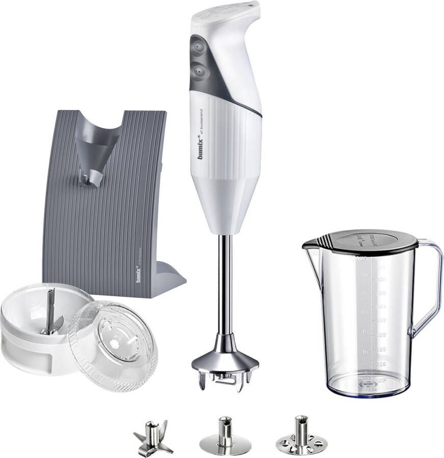 Bamix Staafmixer Swissline M200 Light Grey 200 W Met Accessoires En Smart Helpers