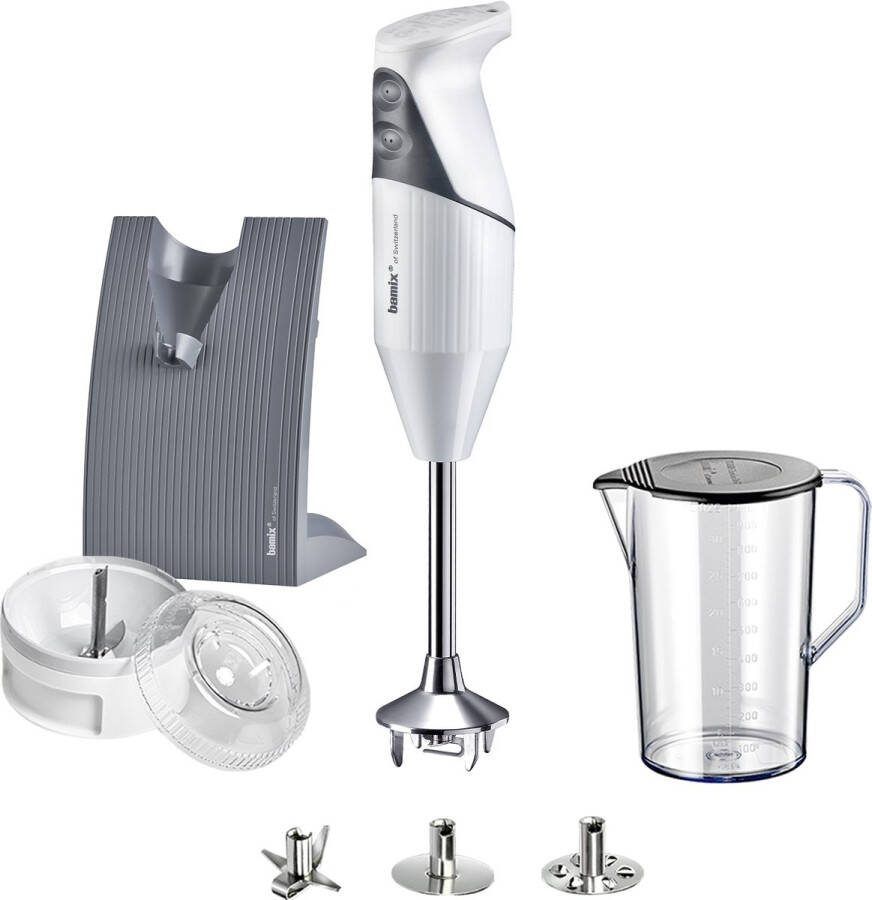 Bamix Staafmixer Swissline M200 White Plain 200 W Met Accessoires En Smart Helpers
