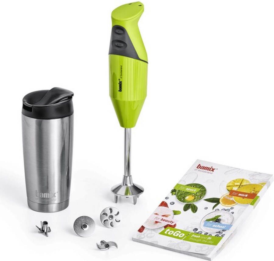 Bamix ToGo Staafmixer M200 Lime 200 W Inclusief Accessoires