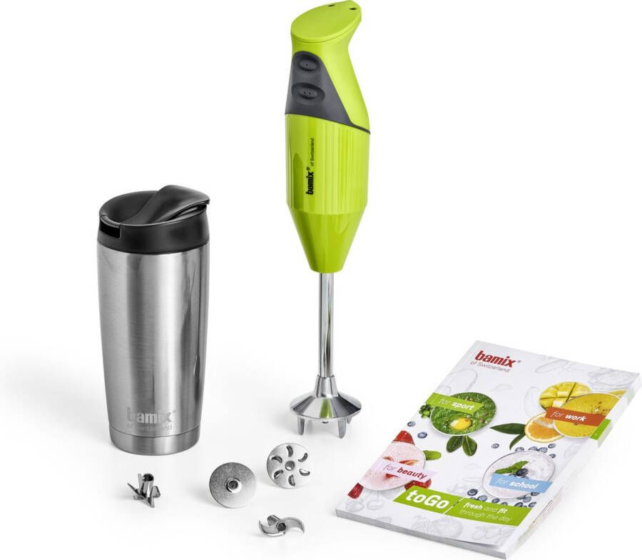 Bamix ToGo Staafmixer M200 Lime 200 W Inclusief Accessoires