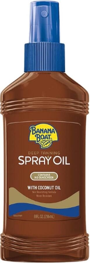 BANANA BOAT Deep Tanning Oil Extra donker Bruiningsolie Zelfbruiner Coconut Oil SPF 0