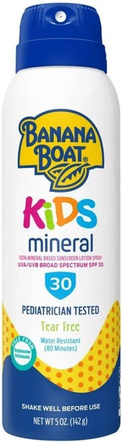 BANANA BOAT Kids 100% Mineral Continuous Spray SPF 30 Zonnebrand Kinderen