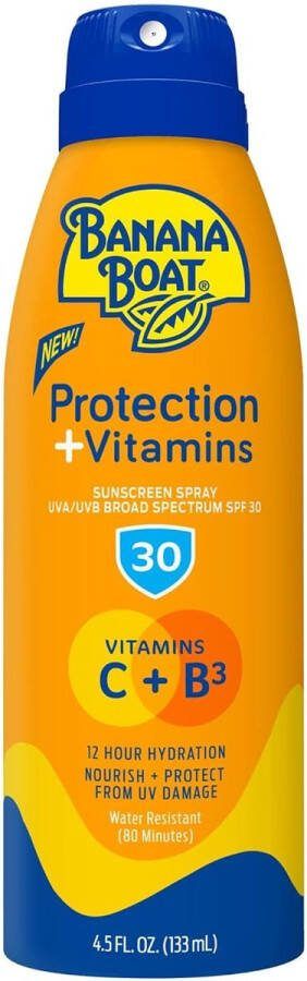 BANANA BOAT Protect Plus Vitamins Sunscreen Spray Zonnebrand SPF 30