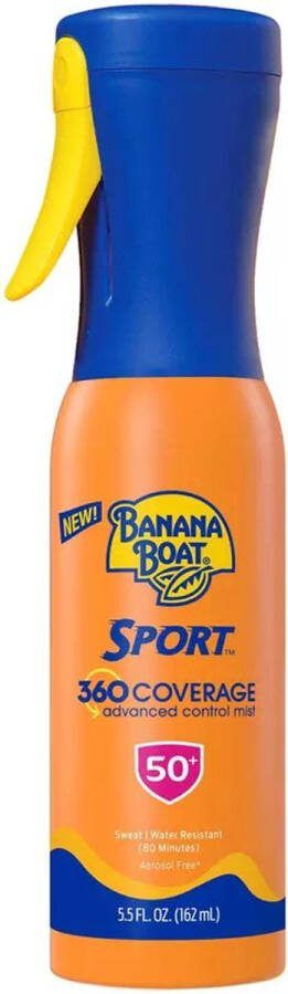 BANANA BOAT Sport 360 Coverage Advanced Control Mist Sunscreen Sprayer Zonnebrand SPF 50 162ml