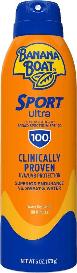 BANANA BOAT Ultra Sport Clear Sunscreen Spray SPF 100 170g