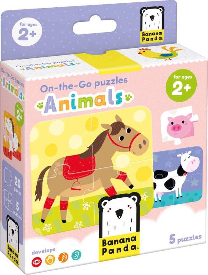 Banana Panda On-the-Go Puzzles Animals 2+