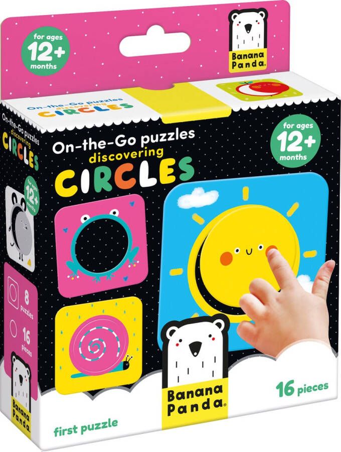 Banana Panda On-the-Go Puzzle Discovering Circles 12m+