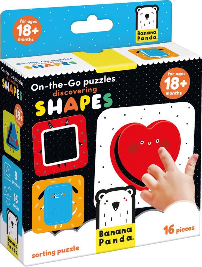 Banana Panda On-the-Go Puzzle Discovering Shapes 18m+