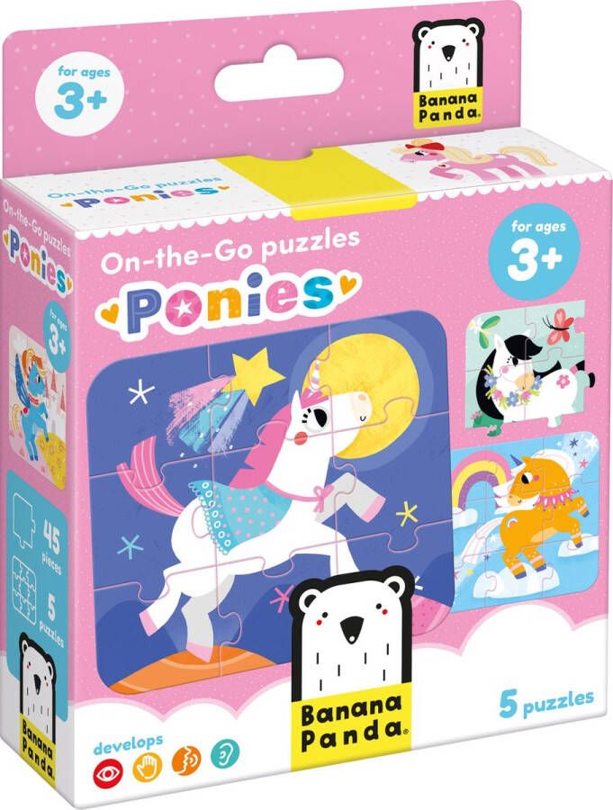 Banana Panda On-the-Go Puzzel Pony&apos;s 3+