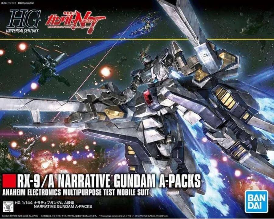 Bandai Hobby HGUC RX-9 A Narrative Gundam A-Packs BANDAI 55365