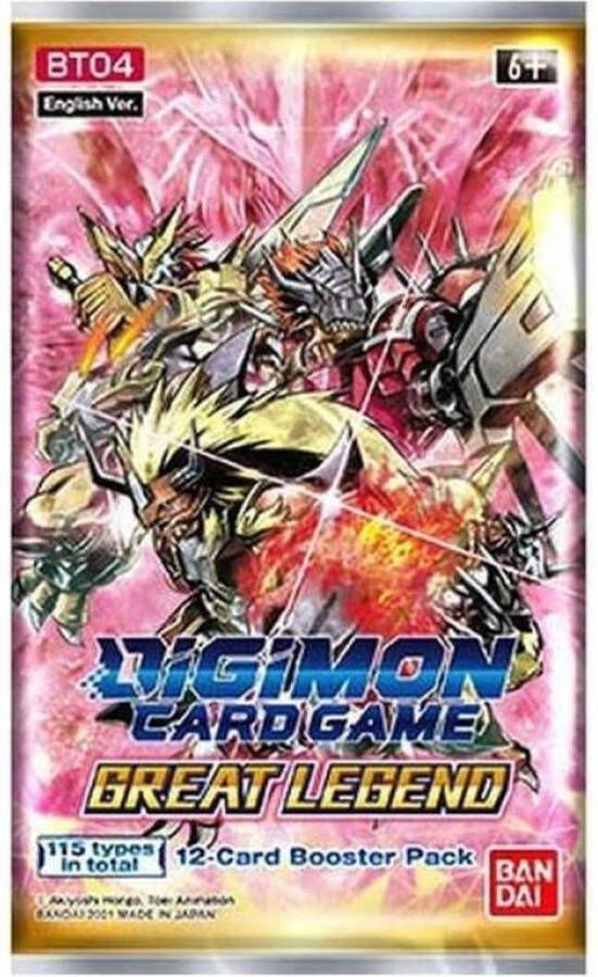 Bandai Namco Digimon TCG Great Legend Booster Pack