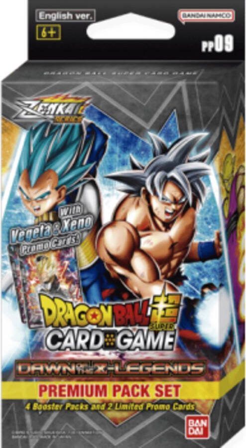 Bandai Namco Dragon Ball Super Card Game Zenkai Series Set 01 Premium Pack Dawn of the Z Legends