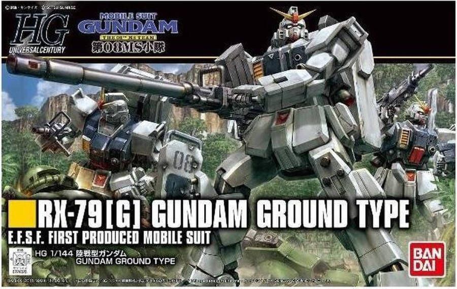 Bandai Namco GUNDAM HG RX-79 (G) Gundam Ground Type 1 144 Model Kit
