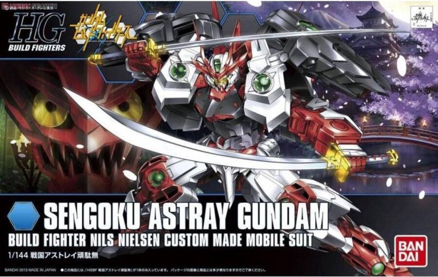 Bandai Namco GUNDAM HGBF Sengoku Astray Gundam 1 144 Model Kit