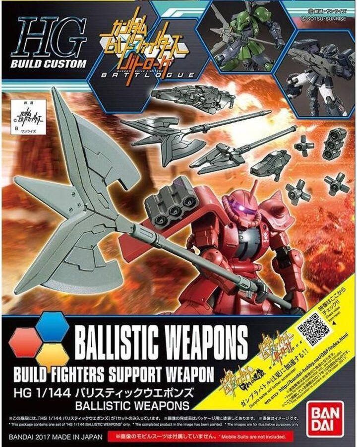 Bandai Namco Gundam: High Grade Ballistic Weapons 1:144 Model Kit