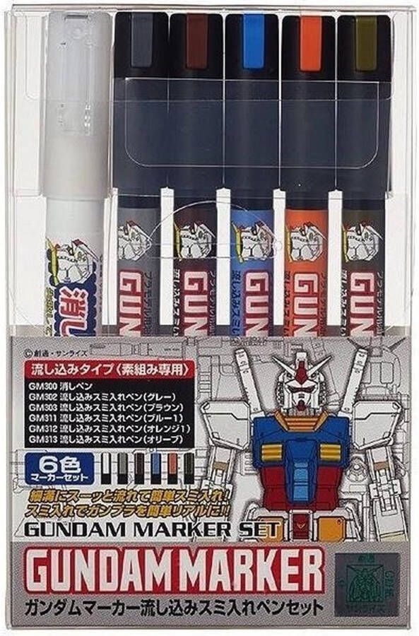 Bandai Namco GUNDAM Marker GMS-122 Set