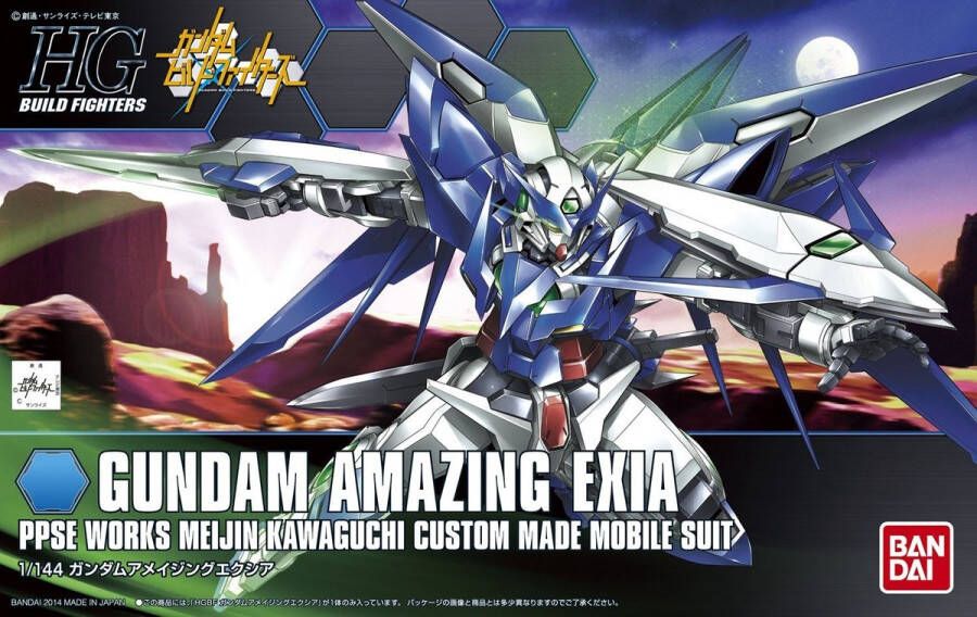 Bandai Namco GUNDAM Model Kit HG 1 144 Gundam Amazing Exia 13CM