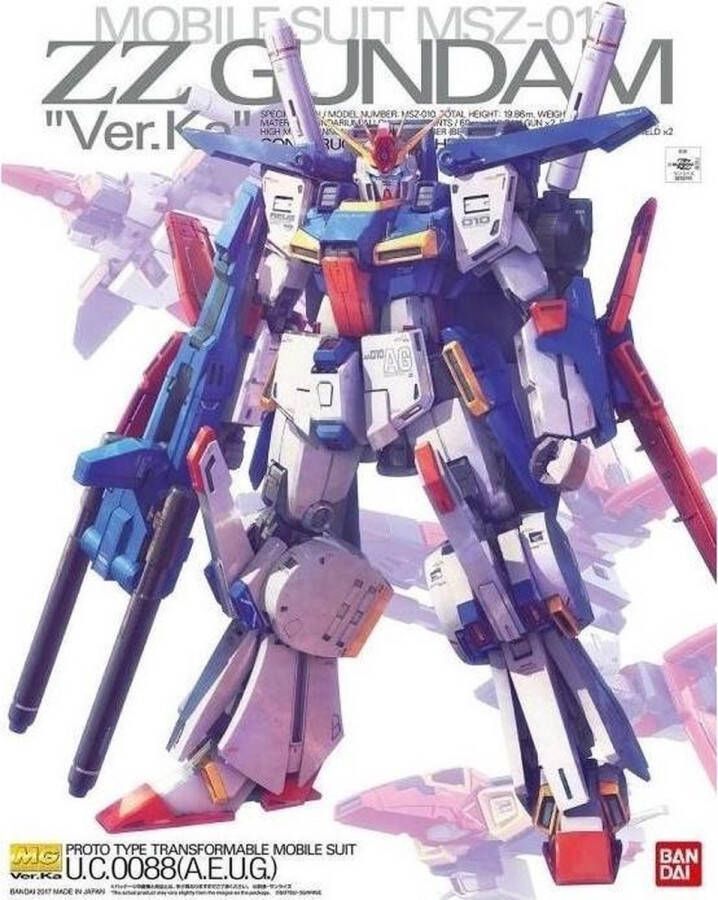 Bandai Namco ZZ Gundam Transformeerbaar Mobiel Pak Schaal 1:100