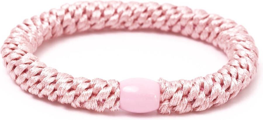 Bandit z Haarelastiekje en armbandje 2-in-1 baby pink | DEZELFDE DAG VERZONDEN (vóór 15.00u besteld)