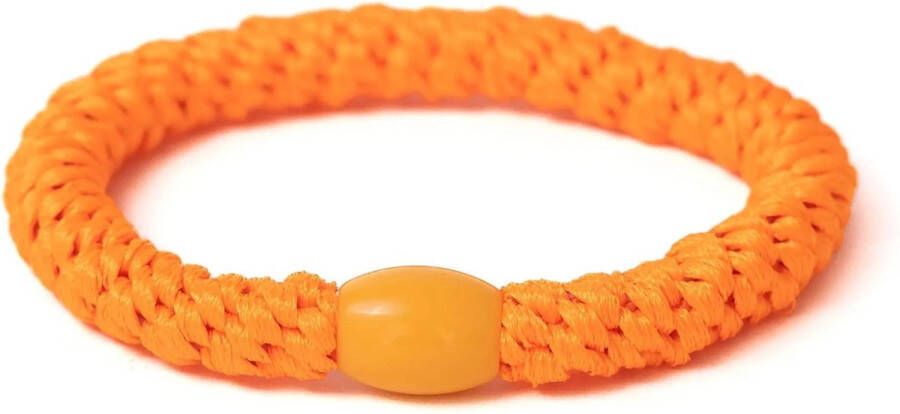 Bandit z Haarelastiekje en armbandje 2-in-1 fluo orange| DEZELFDE DAG VERZONDEN (vóór 15.00u besteld)