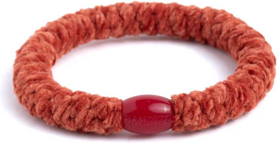 Bandit z Haarelastiekje en armbandje 2-in-1 rust velvet| DEZELFDE DAG VERZONDEN (vóór 15.00u besteld)