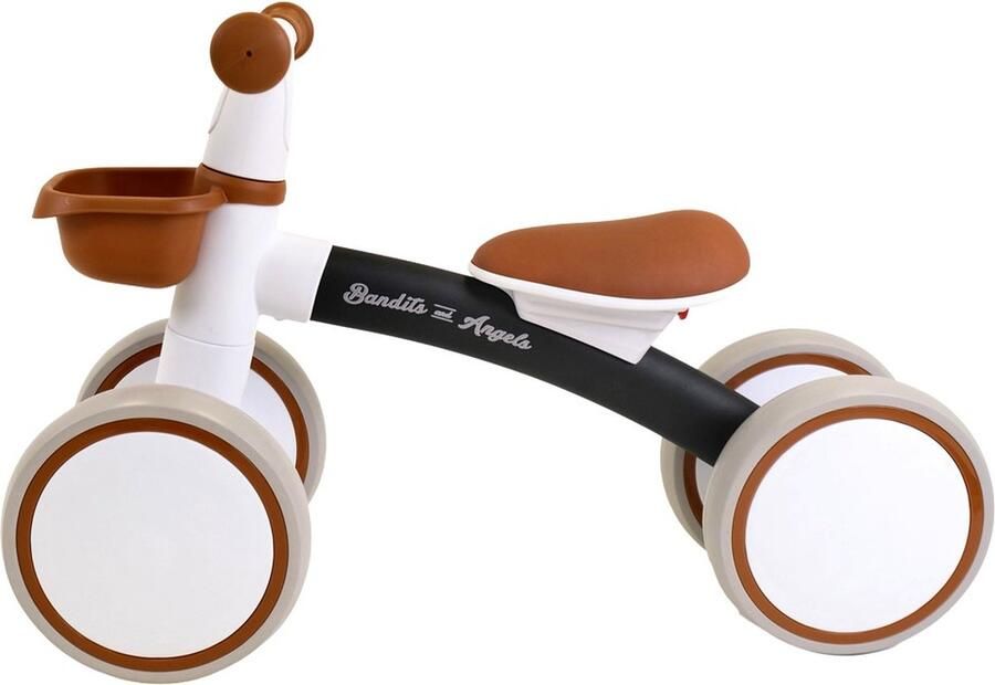 Bandits & Angels loopfiets First Rider black 1 jaar jongens en meisjes metaal zwart