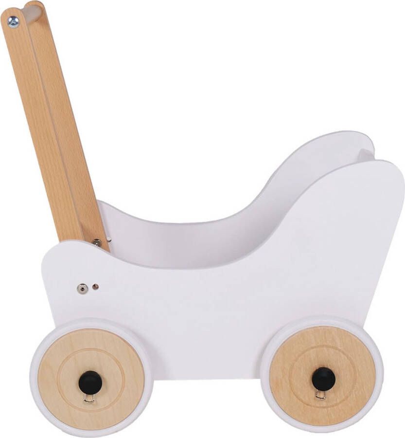 Bandits & Angels Houten Poppenwagen Little Angel Classic White