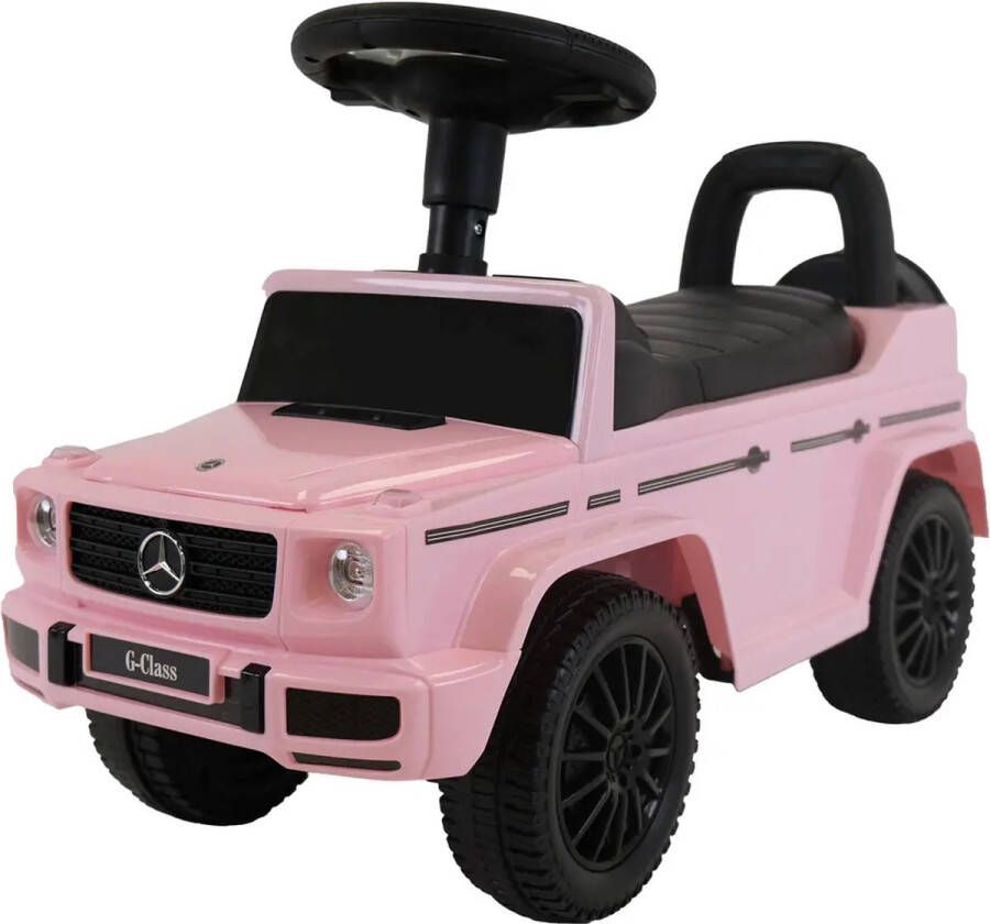 Bandits & Angels loopauto Mercedes Benz G350D retro roze 1 jaar meisjes roze