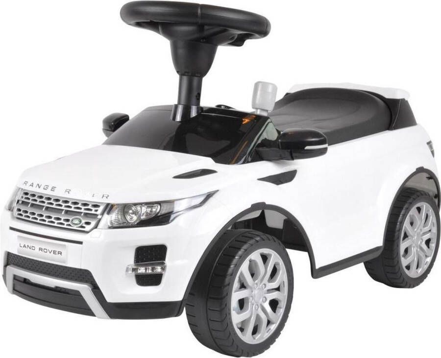 Bandits & Angels loopauto Range Rover Evoque wit 1 jaar jongens en meisjes wit