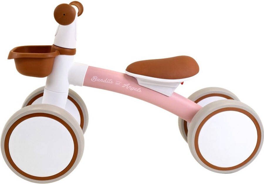 Bandits & Angels loopfiets First Rider pink 1 jaar meisjes metaal roze