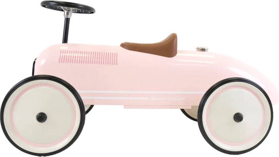 Bandits & Angels metalen loopauto Oldtimer retro pink 1 jaar meisjes roze