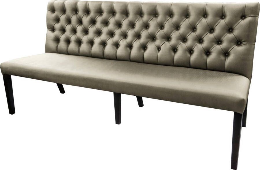 Bankstyle.nl Gecaptionneerde design eetkamerbank 160 cm breed in verschillende kleuren. 04