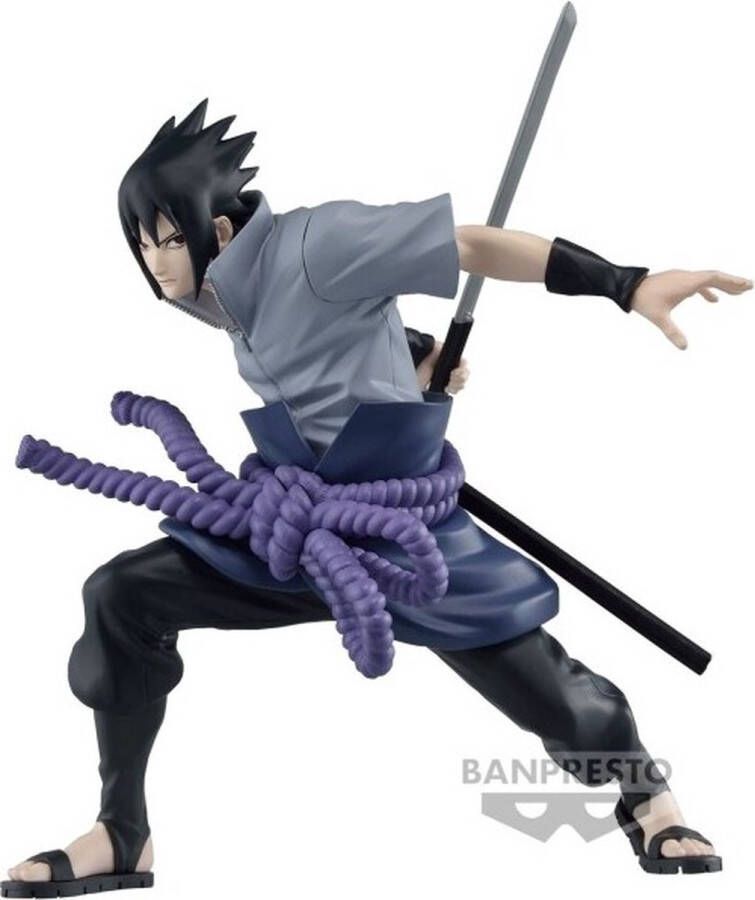 Banpresto Naruto Shippuden Vibration Stars Sasuke Uchiha 15 cm {Speelfiguur Actiefiguur Standbeeld Verzamelfiguur Collector's Item Naruto Haruno Sakura Kakashi Hatake Minato Namikaze Jiraiya Anime Figure Anime Figuur Anime Merchandise}