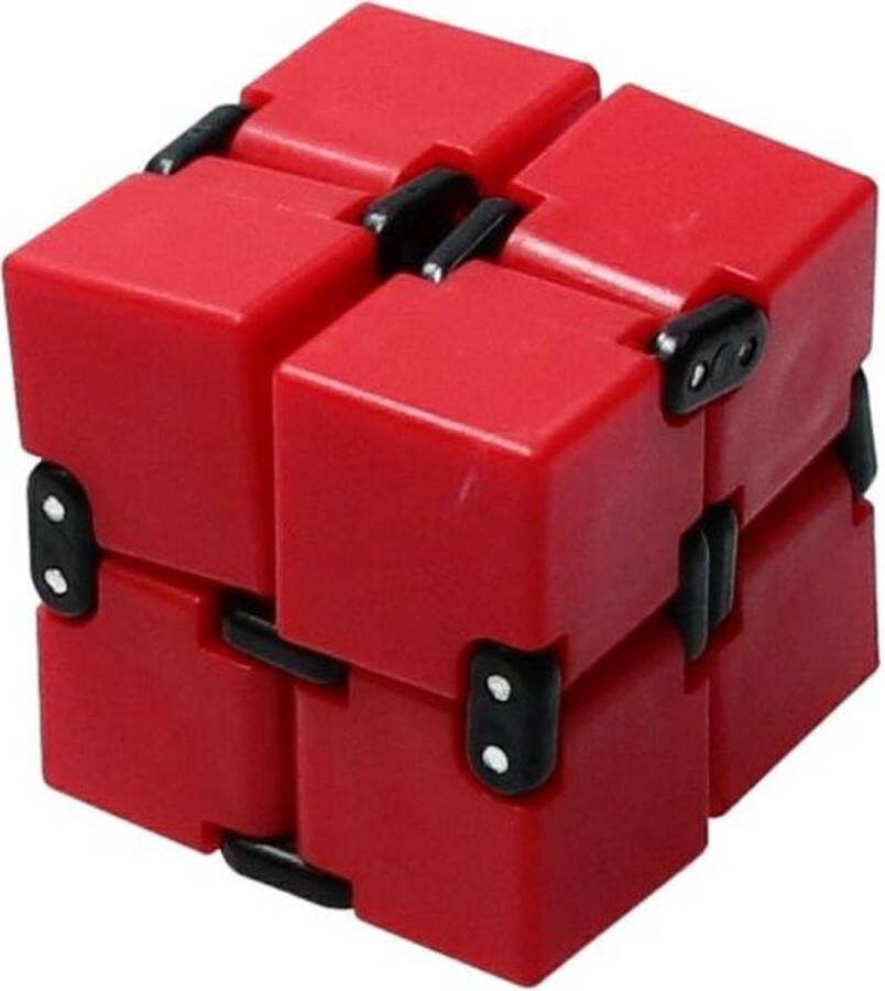 Banzaa Infinite Magic Cube Friemelkubus Fidget Toys Rood