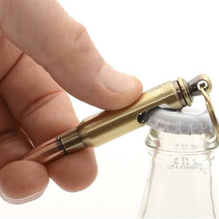 Bar Amigos Mini Bullet Kogel bier wijn bbq accesoires bieropener wijnopener sleutelhanger mannen