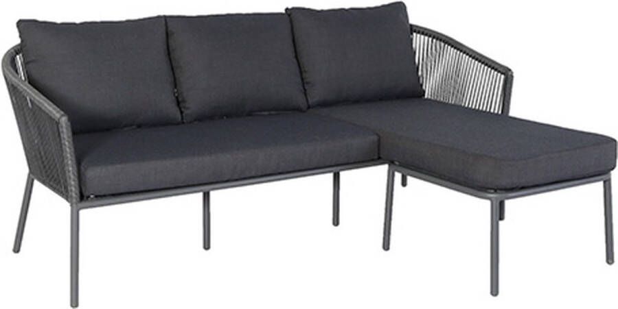 Meubelplaats Hoekbank leganes chaiselongue 75x185 cm Antraciet